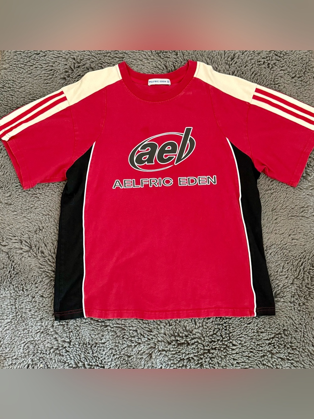 NWOT AELFRIC EDEN COLOR BLOCK SPEEDWAY TEE // SIZE XS ♥️ - Picture 2 of 4